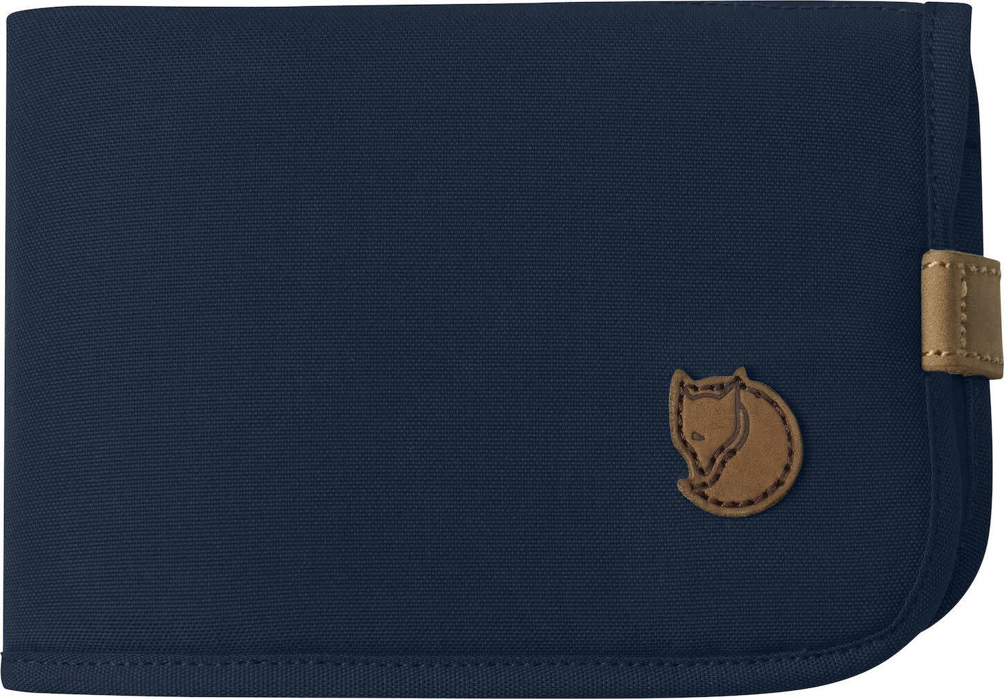 Fjällräven G1000 Seat Pad i marineblå – robust sitteunderlag med lærrem
