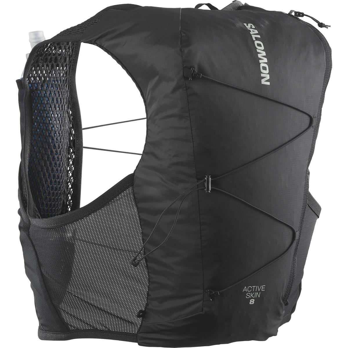Salomon Active Skin 8 løpevest – 8 liter drikkesekk med softflasker for terrengløpere