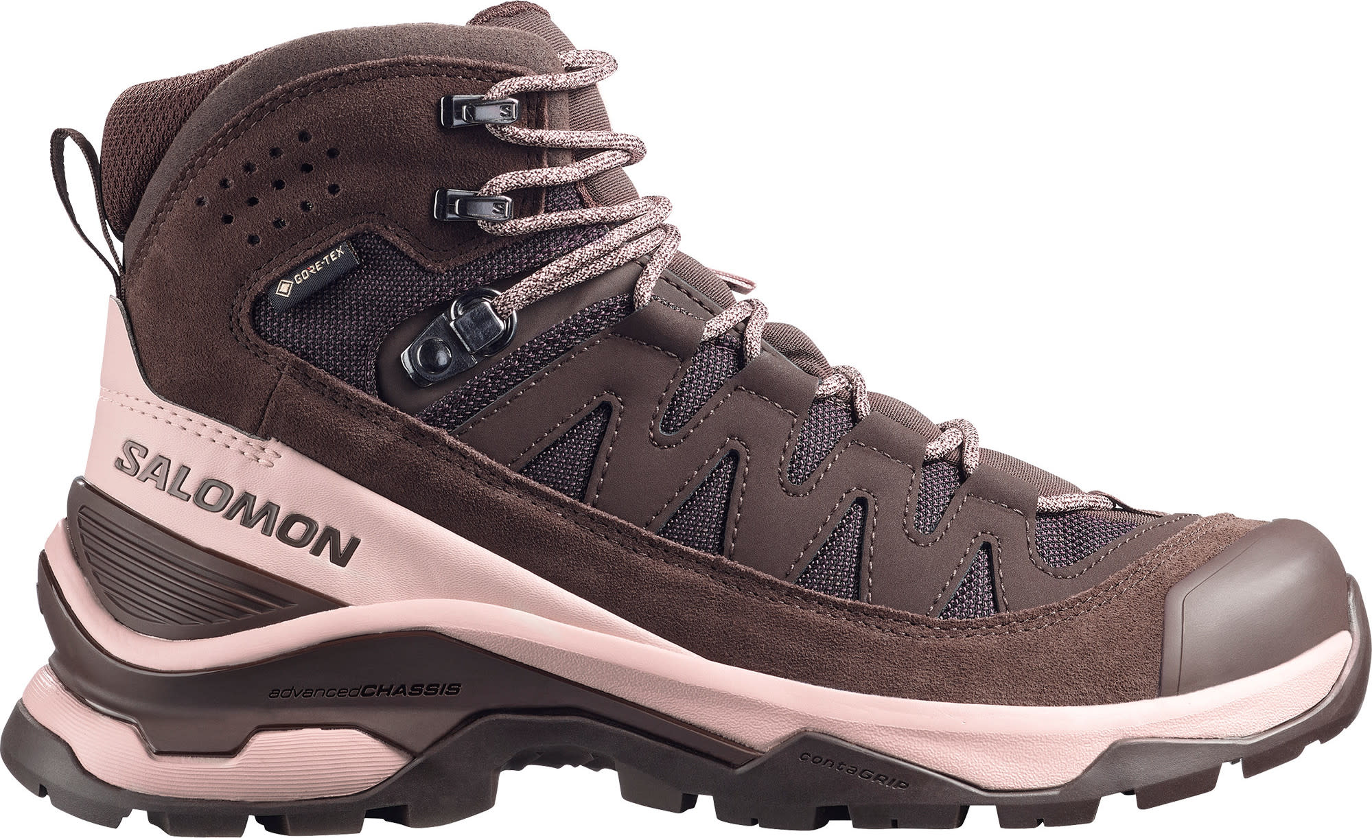 Salomon Quest Echo GORE-TEX dame fjellstøvler i svart og grå