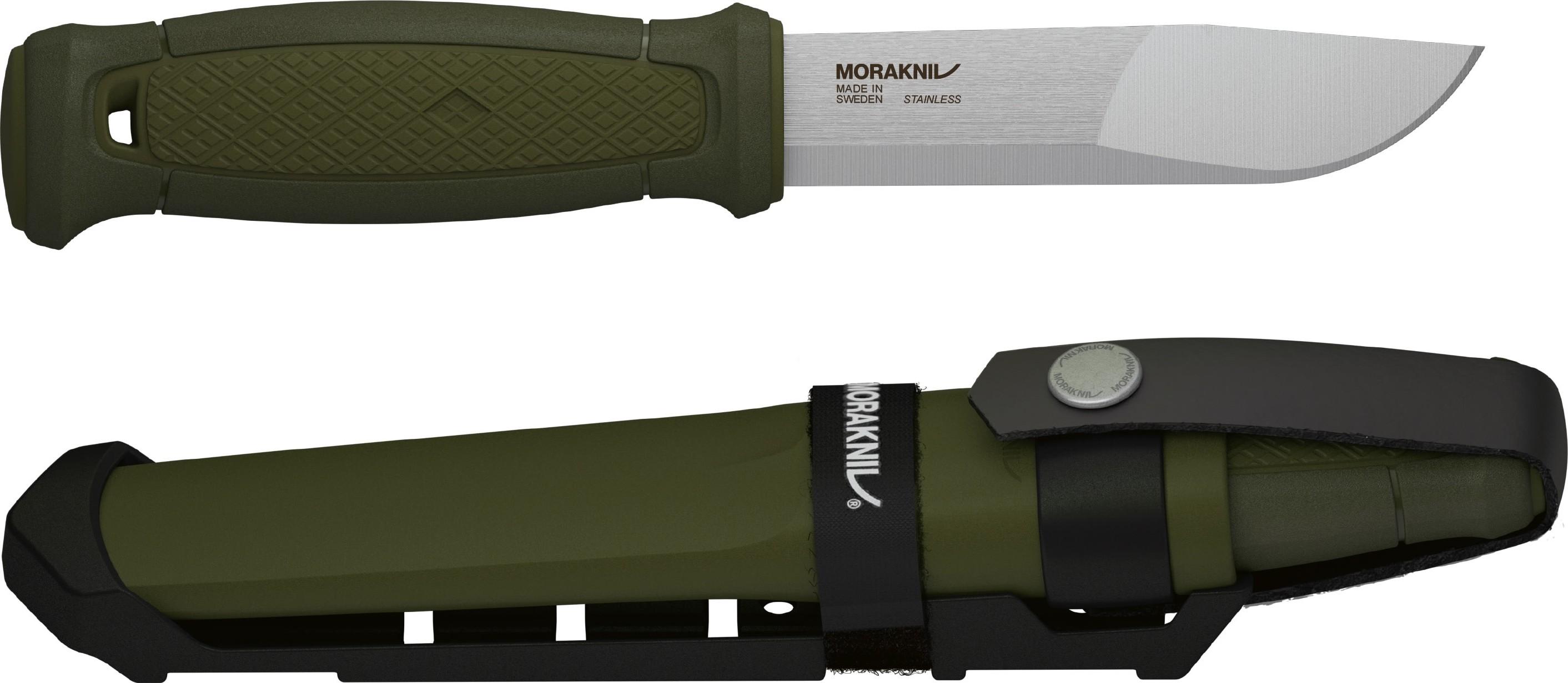 Morakniv Kansbol Multi-Mount Green – allround bushcraftkniv med fleksibelt feste