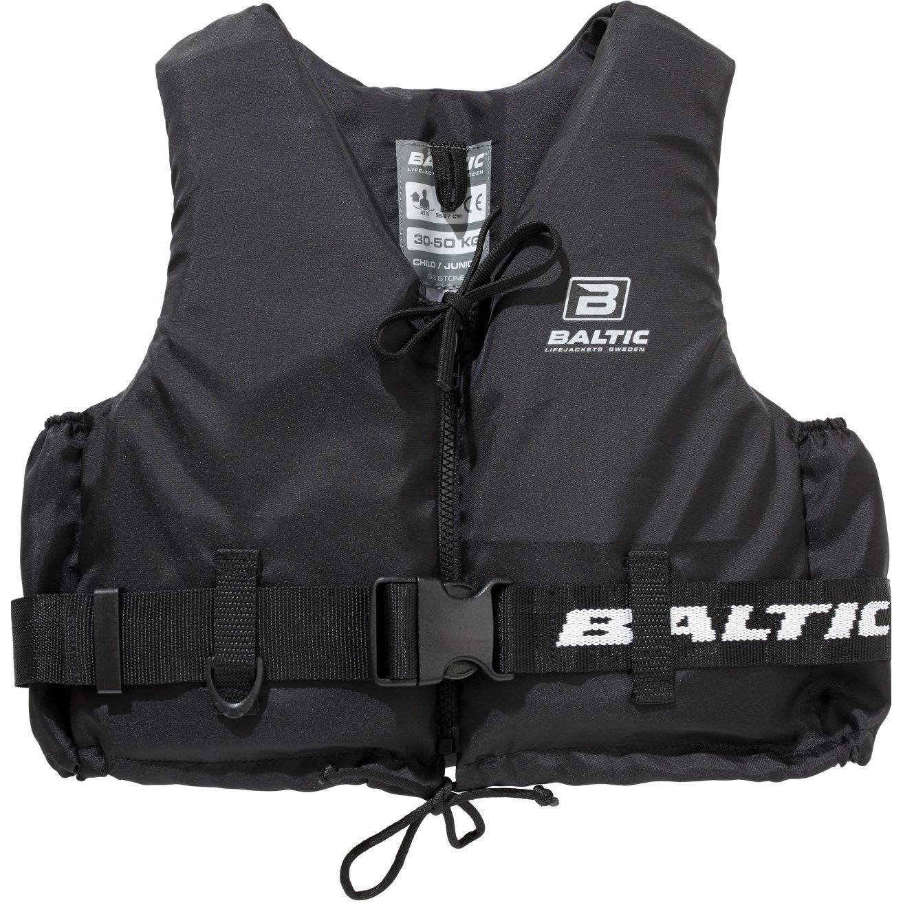 Baltic Aqua Pro flytevest i svart – buoyancy aid for bading og vannaktivitet