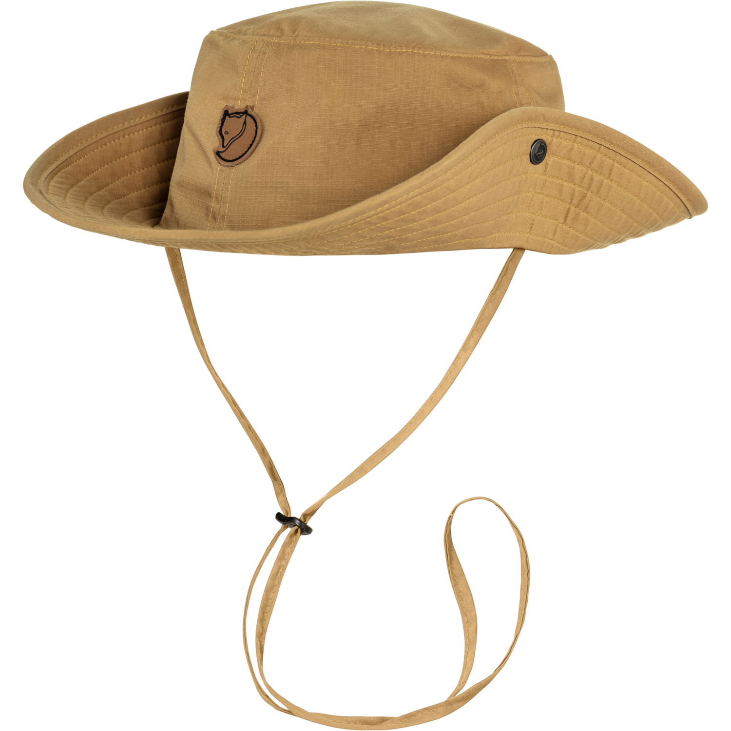 Fjällräven Abisko Summer Hat i hvetebrunt – bredbremmet G-1000 turhatt