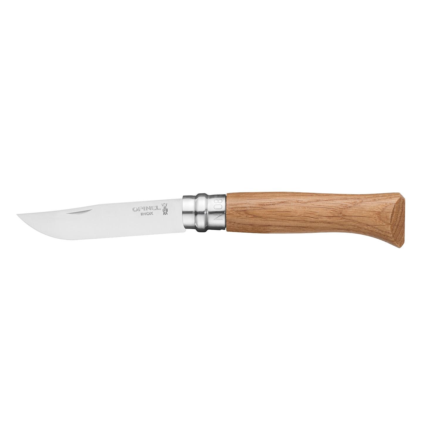 Opinel Luxury Oak No8 – klassisk fransk foldekniv med eikeskaft