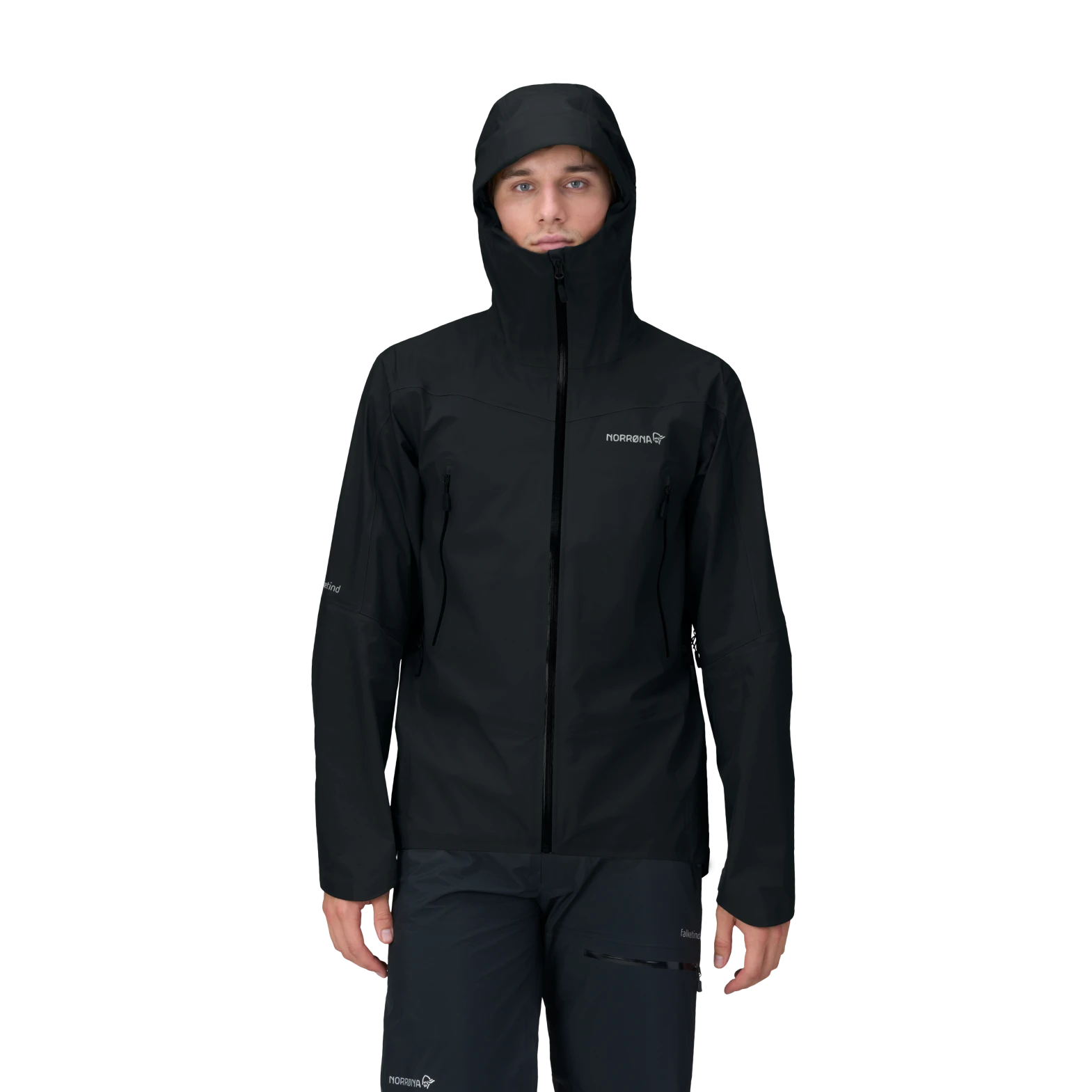 Norrøna Falketind Gore-Tex skalljakke herre i svart farge