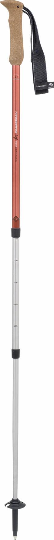 Komperdell Highlander Cork White turstav i aluminium med korkhåndtak