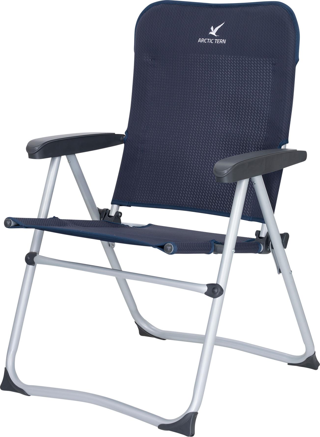 Arctic Tern Folding Chair G2 i Navy – stor sammenleggbar stol med 150 kg kapasitet