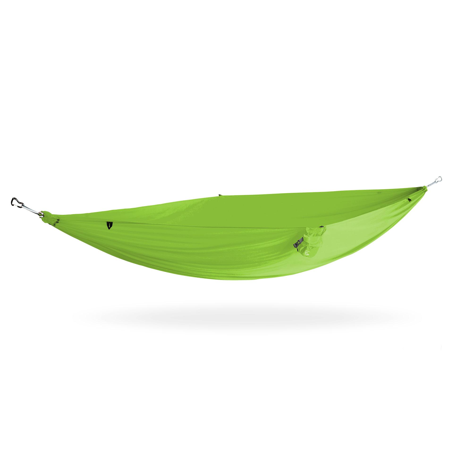 Kammok Roo Single 40d i Aloe Green – premium lett hengekøye med Dyneema-stropper