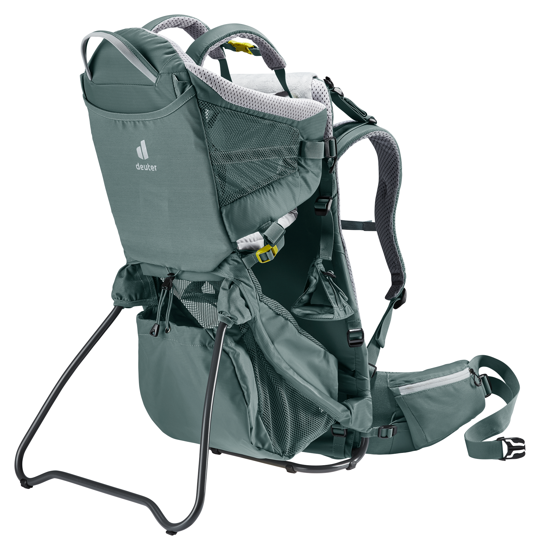 Deuter Kid Comfort Active bæremeis i teal – solid barnebæremeis fra Deuter med god ryggventilasjon