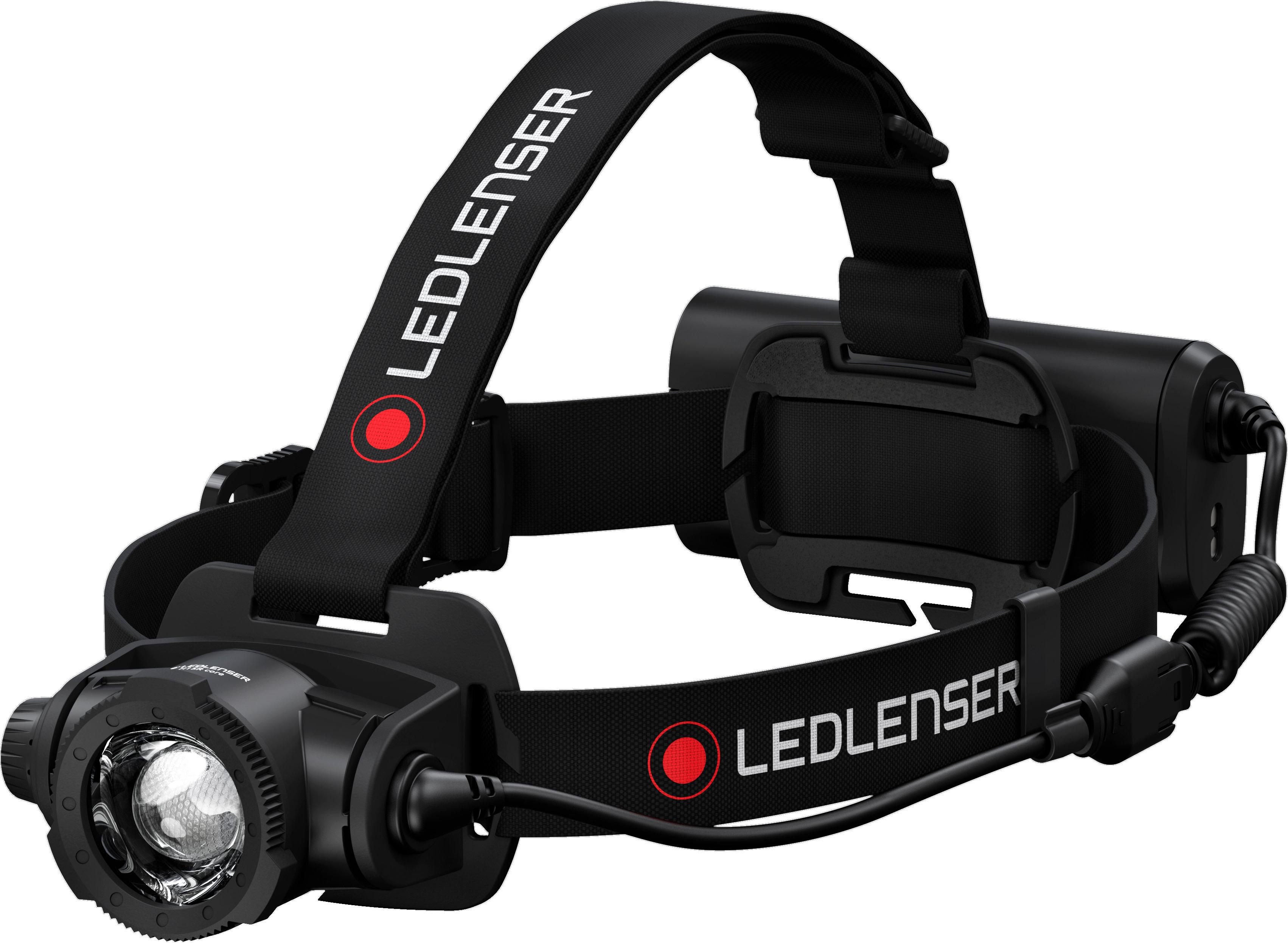 Ledlenser H15R Core hodelykt – 2500 lumen premium turlykt i svart