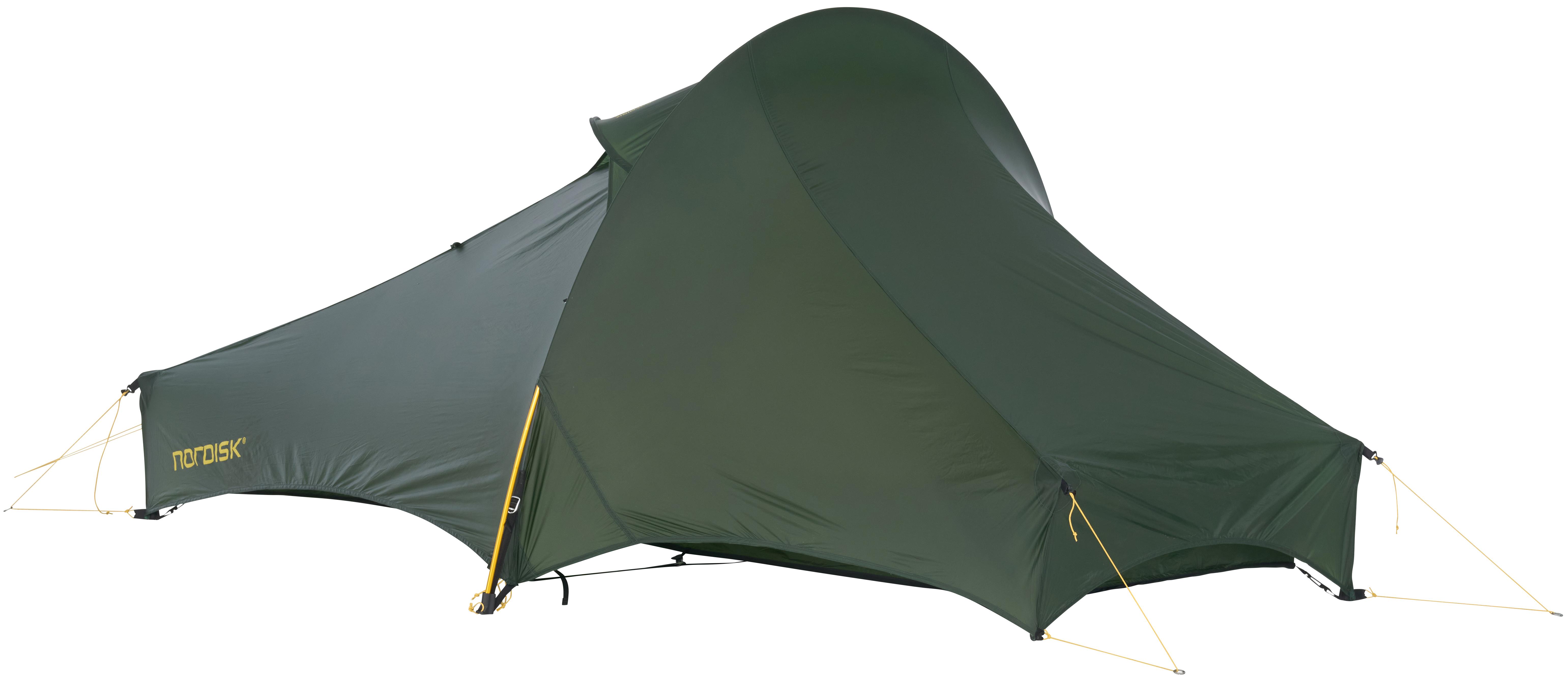 Nordisk Telemark 1 LW 2.0 Tent Black Forest Green ultralett enmannstelt