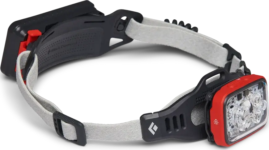 Black Diamond Distance 1500 hodelykt – 1500 lumen oppladbar lykt med magnetisk batteripakke