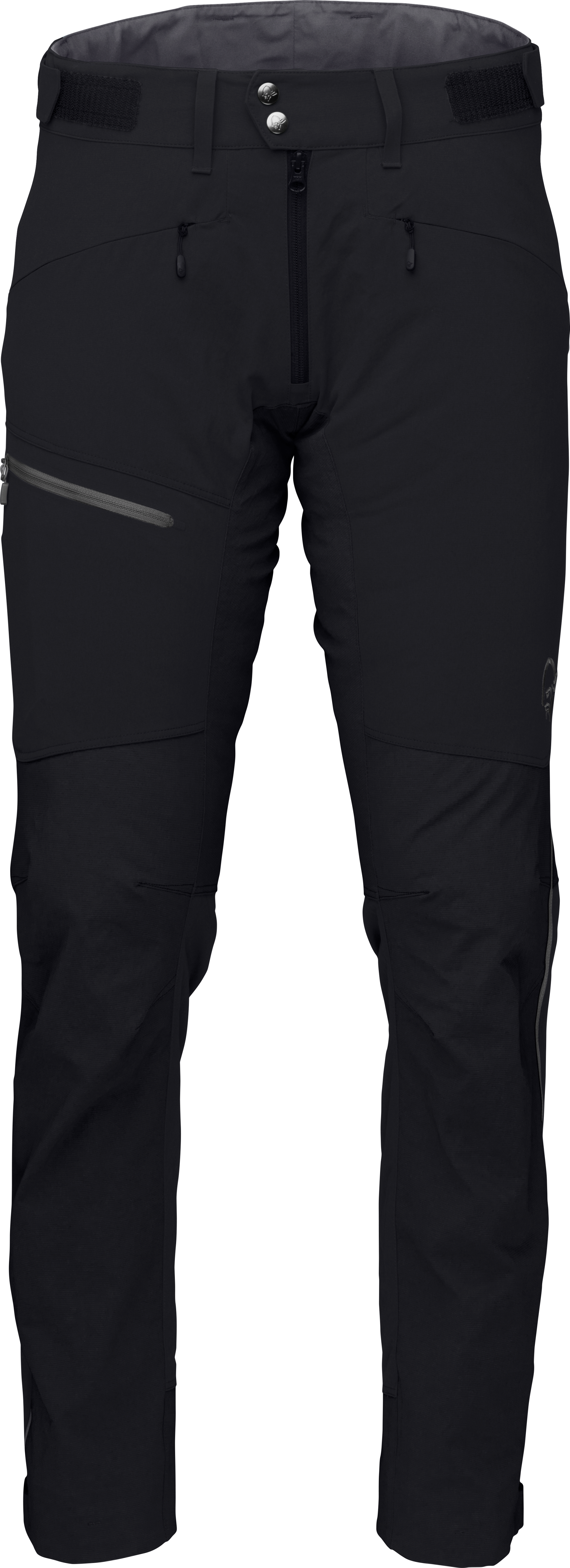 Norrøna Falketind Flex1 Heavy Duty Pants herre – slitesterk turbukse i svart og grå