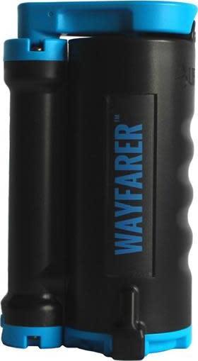 LifeSaver Wayfarer vannrenser sort/blå – ultrafilter som fjerner virus og bakterier