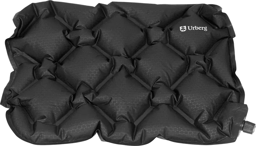 Urberg Insulated Seat Pad i svart – lett isolert sitteunderlag med TPU-belegg