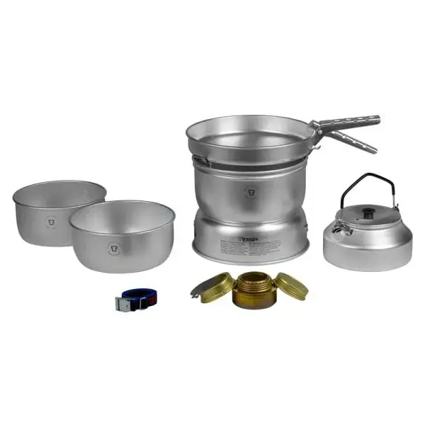 Trangia Stormkjøkken 25-2 UL i aluminium, stor modell til familietur