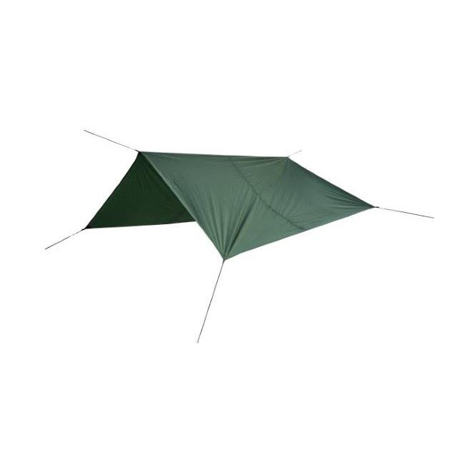 Bergans Tarp Large Green – stor turtarp i polyester med 12 festepunkter