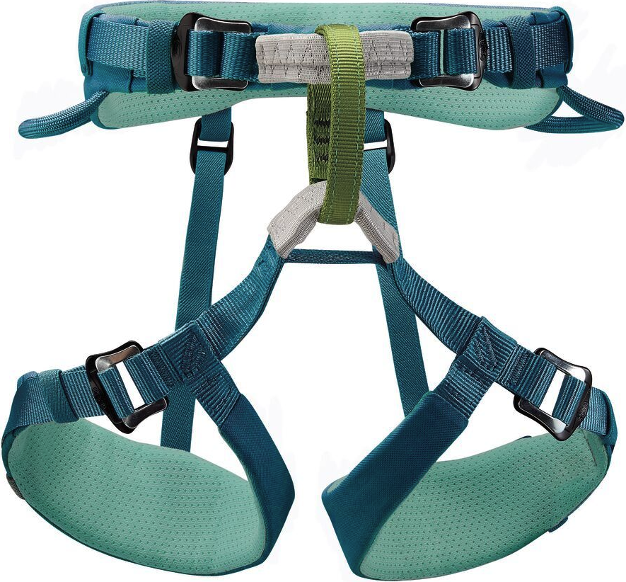 Petzl Macchu junior klatresele i atlanterhavs blå farge