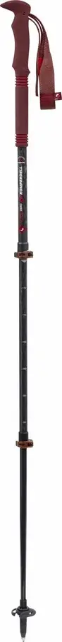 Komperdell Carbon Compact Pro Zero Black – lett teleskopisk karbonstav i tre seksjoner