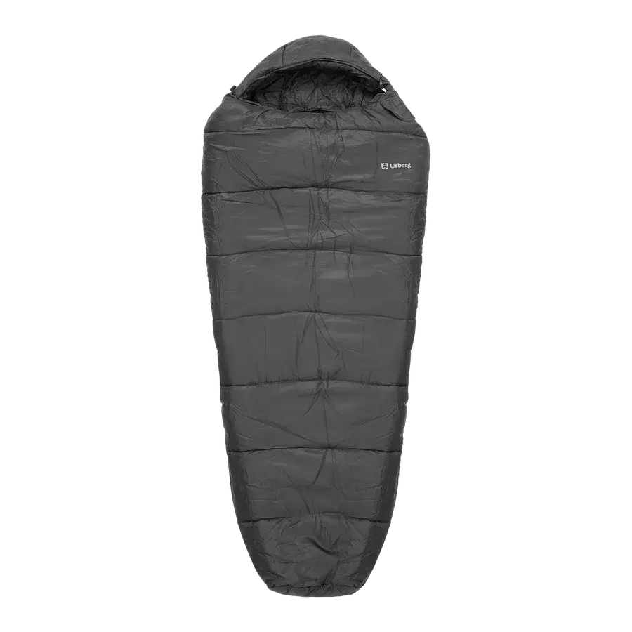 Urberg 3-Season Sleeping Bag G6 i asfaltgrå – syntetisk sovepose for tre sesonger